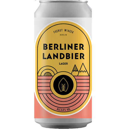 Fuerst Wiacek x Lost & Grounded Collab. Berliner Landbier Helles Lager 440ml (5%) - Indiebeer