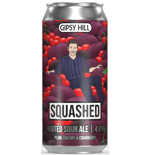 Gipsy Hill Squashed Plum, Cherry, Cranberry Sour 440ml (4.8%) - Indiebeer