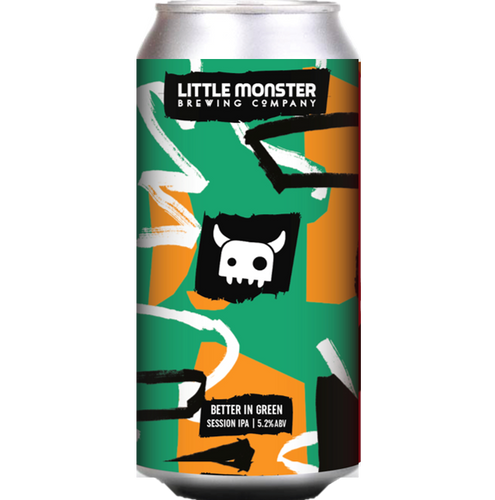 Little Monster Better in Green IPA 440ml (5.2%) - Indiebeer