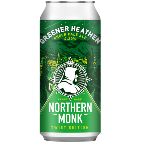 Northern Monk Greener Heathen Green Pale Ale 440ml (4.2%) - Indiebeer