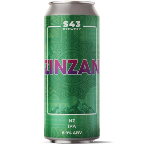 S43 Brewery Zinzan NZ IPA 440ml (6.9%) - Indiebeer