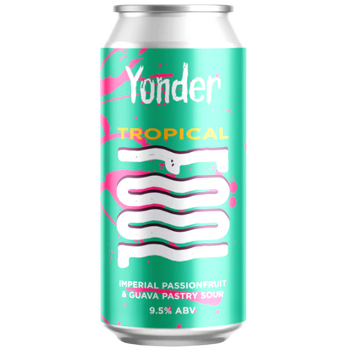 Yonder Tropical Fool Passionfruit, Guava & Vanilla Pastry Sour 440ml (9.5%) - Indiebeer