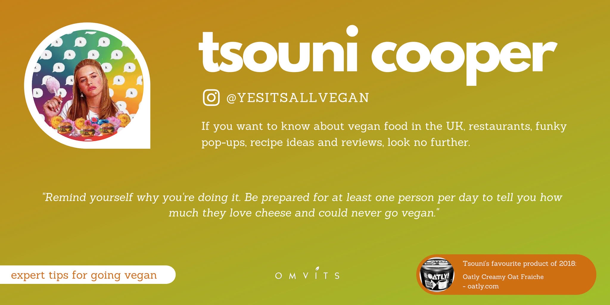 tips for going vegan - tsouni cooper
