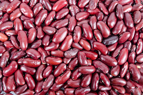 A pile of kidney beans