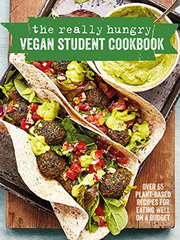 The really hungry vegan cookbook front cover