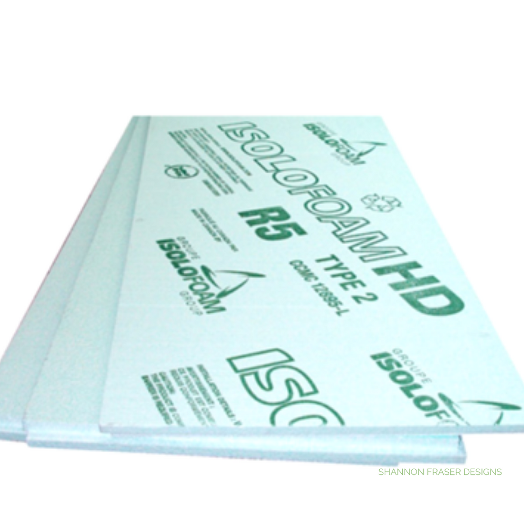 1.5" styrofoam insulation boards