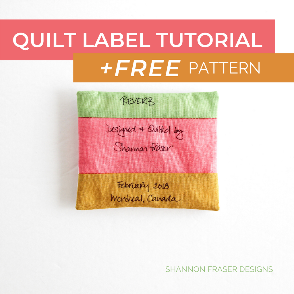 DIY Quilt Label - How to Create a Custom Quilt Label ...