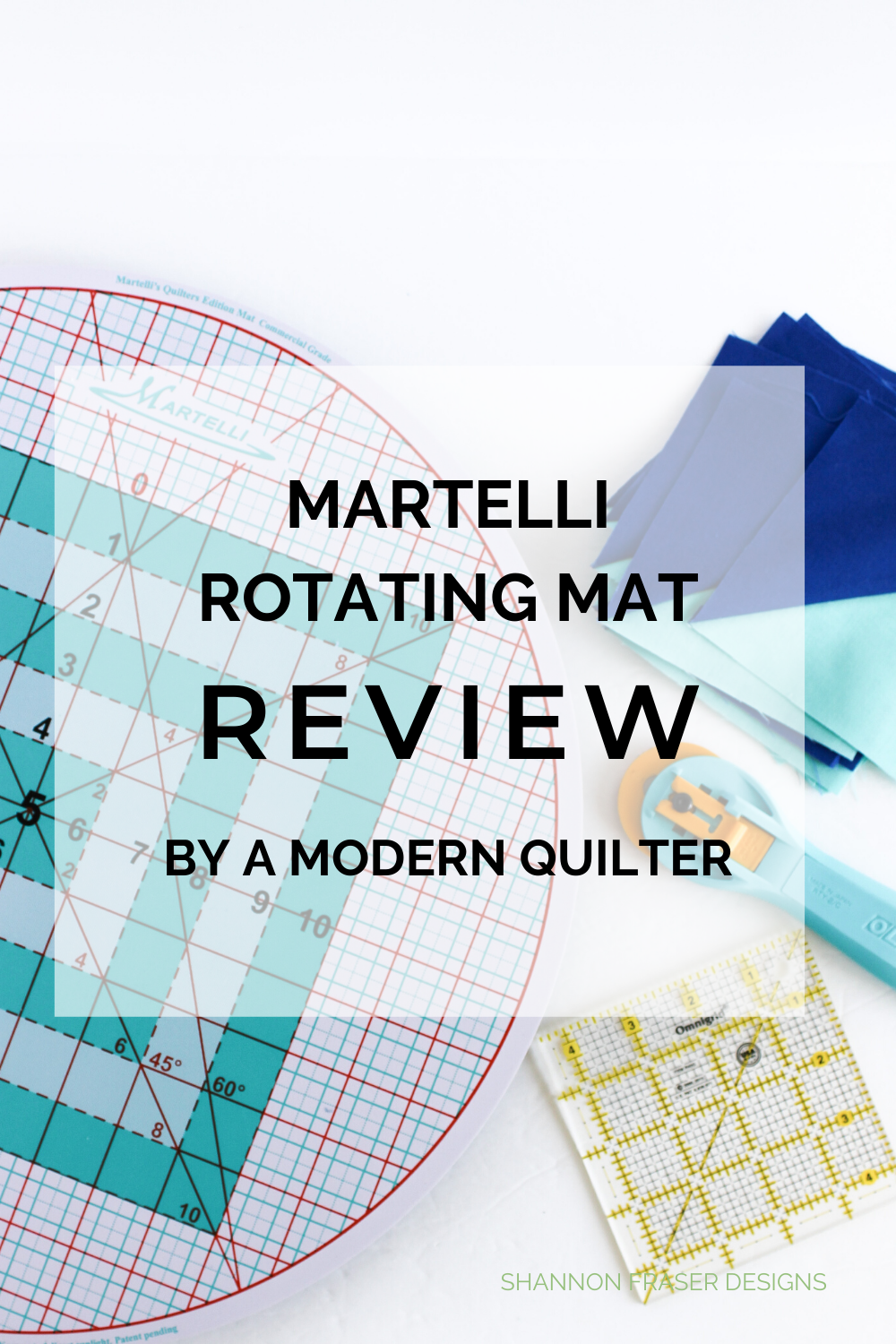 Martelli Round-about Cutting Mat  A Modern Quilter's Review – Shannon  Fraser Designs