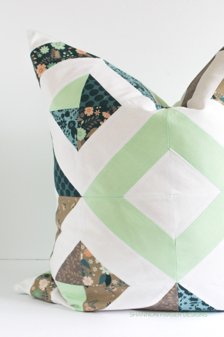 Saybrook Island Pillow featuring Flourish fabric collection from Camelot Fabrics | Shannon Fraser Designs