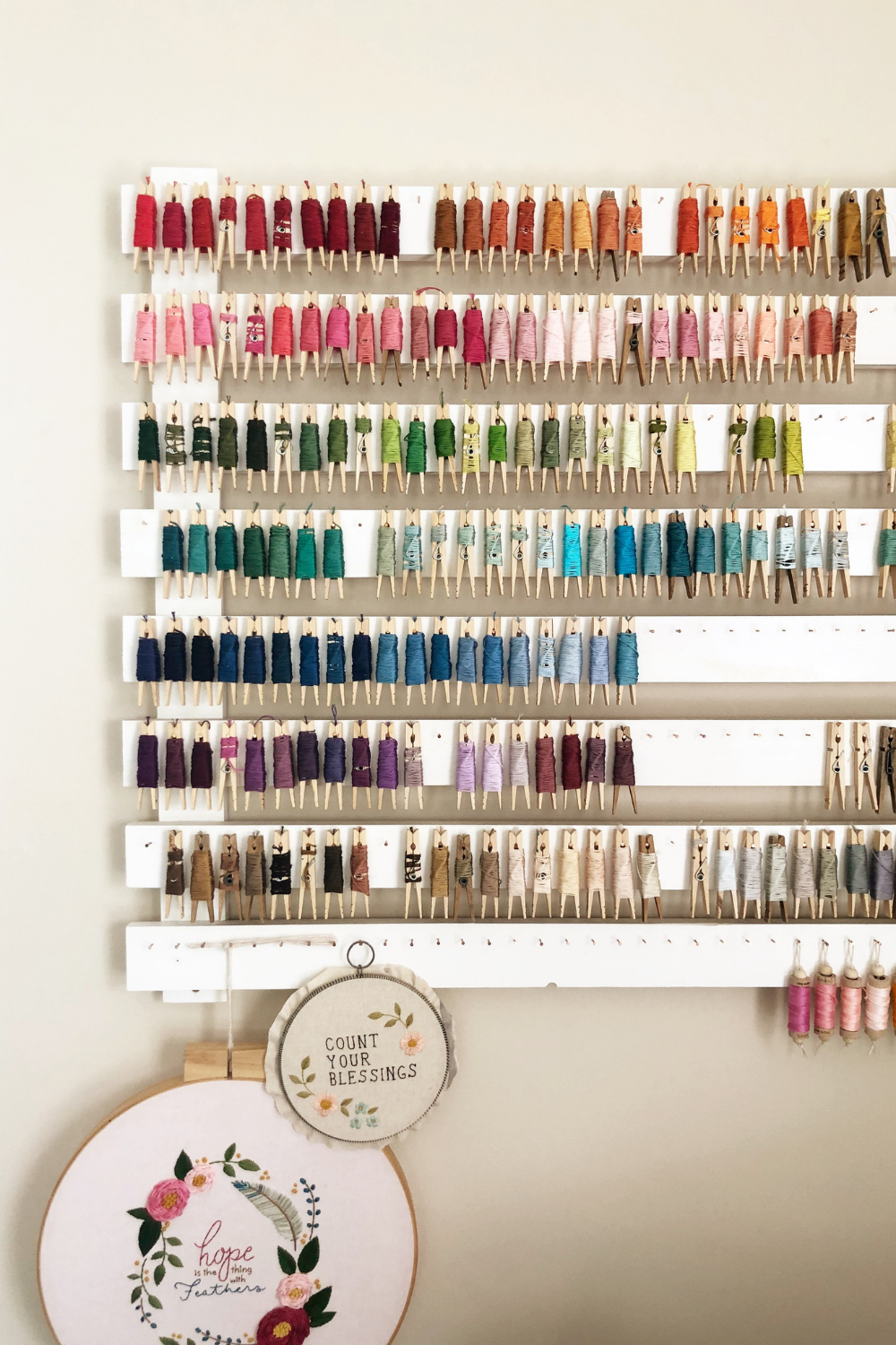 Emily's Cupboard: Storing Embroidery Floss