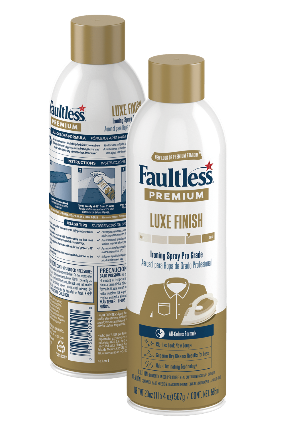 Faultless Premium Luxe Finish Ironing Spray - Fabric Care