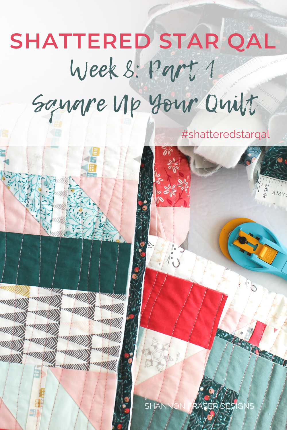 Shattered Star Quilt Along – Week 2: Part 1 – How to press your fabric –  Shannon Fraser Designs