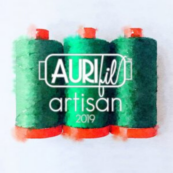 Aurifil Artisan graphic | 2019 in Review + 2020 Goals | Shannon Fraser Designs #aurifilthread #modernquilter
