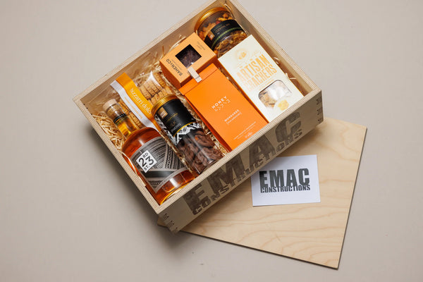 Branded corporate gift hampers for construction businesses