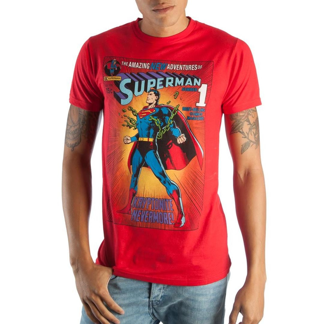 Beven Kinderrijmpjes stroom AUTHENTIC SUPERMAN COMIC BOOK T-SHIRT- MEN'S - Life Soleil