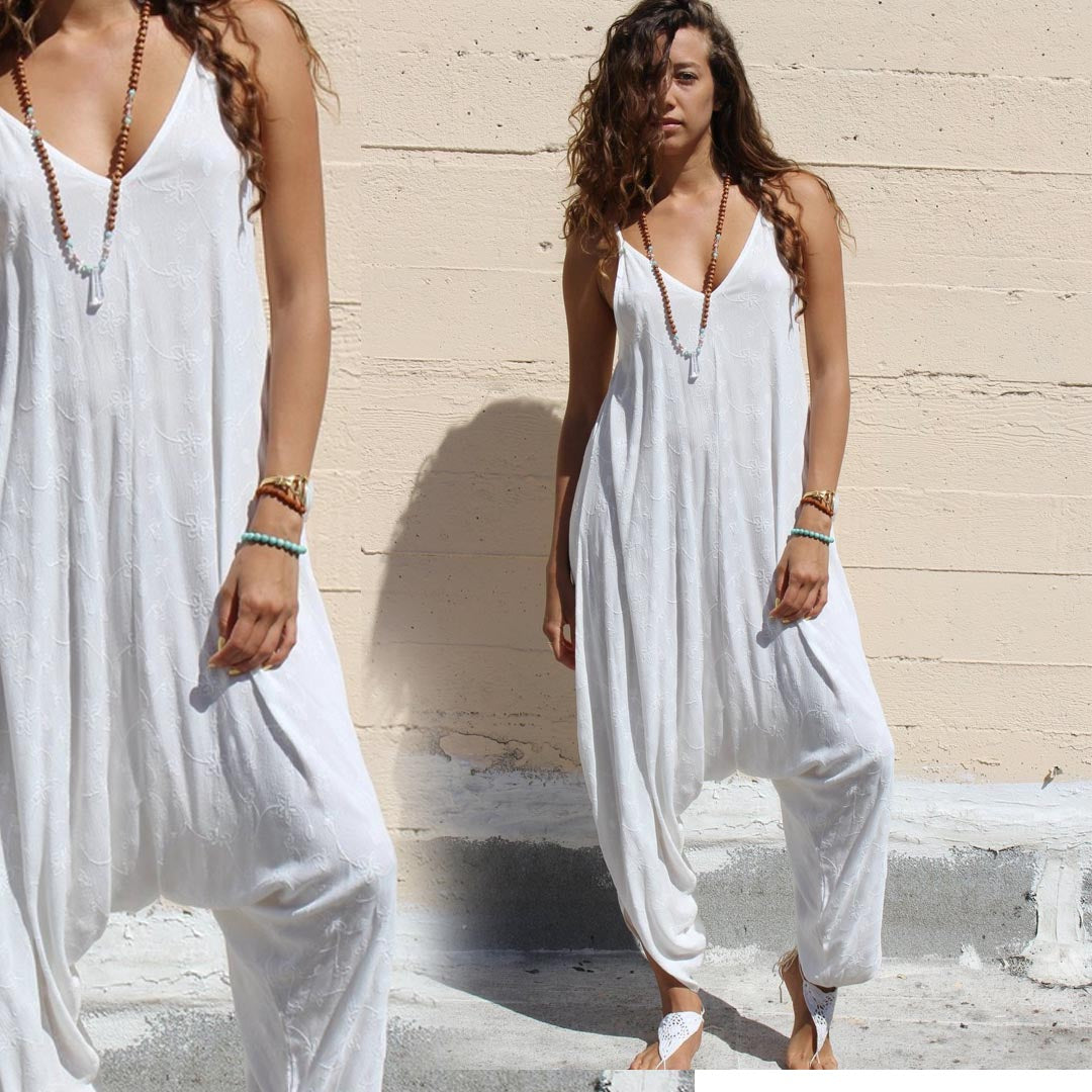 DAUGHTERS OF CULTURE WHITE JUMPSUIT - Life Soleil