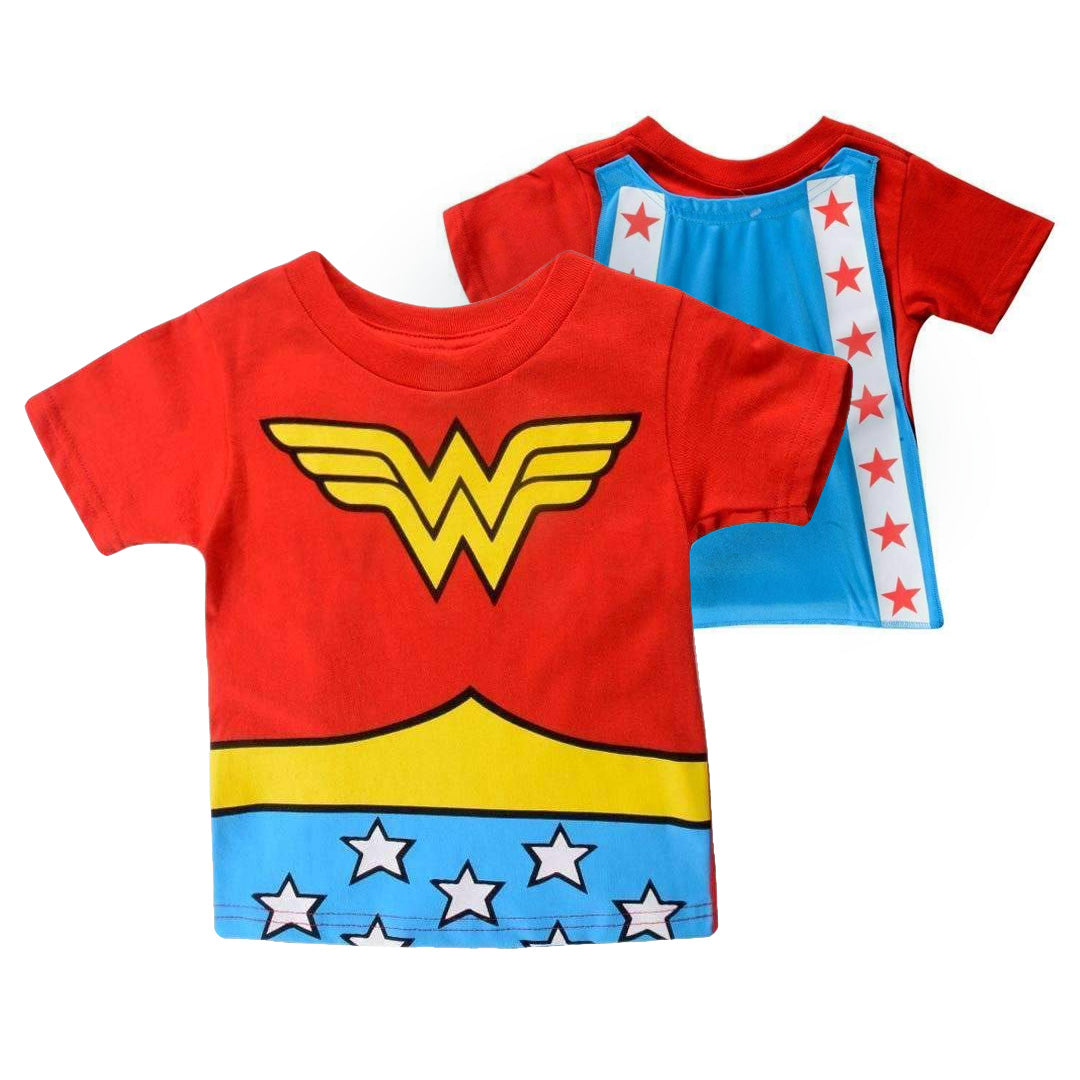 caped wonder woman t shirt dc comics