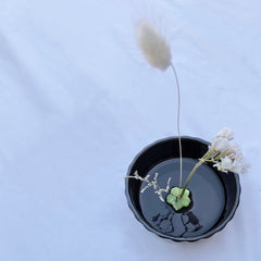 Compostable Ikebana arrangement made with watermelons