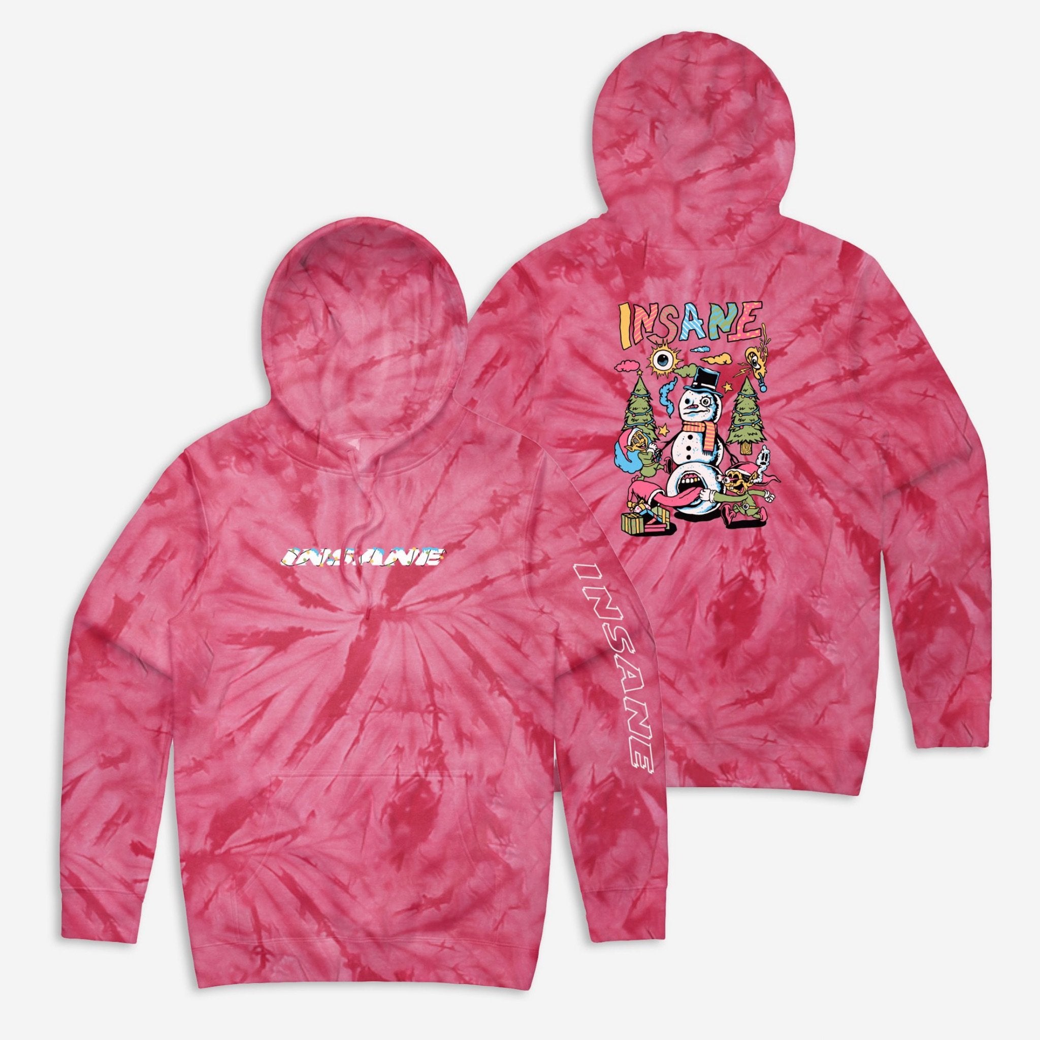 Insane Pink Twist Hoodie | Sixth Supply | Reviews on Judge.me