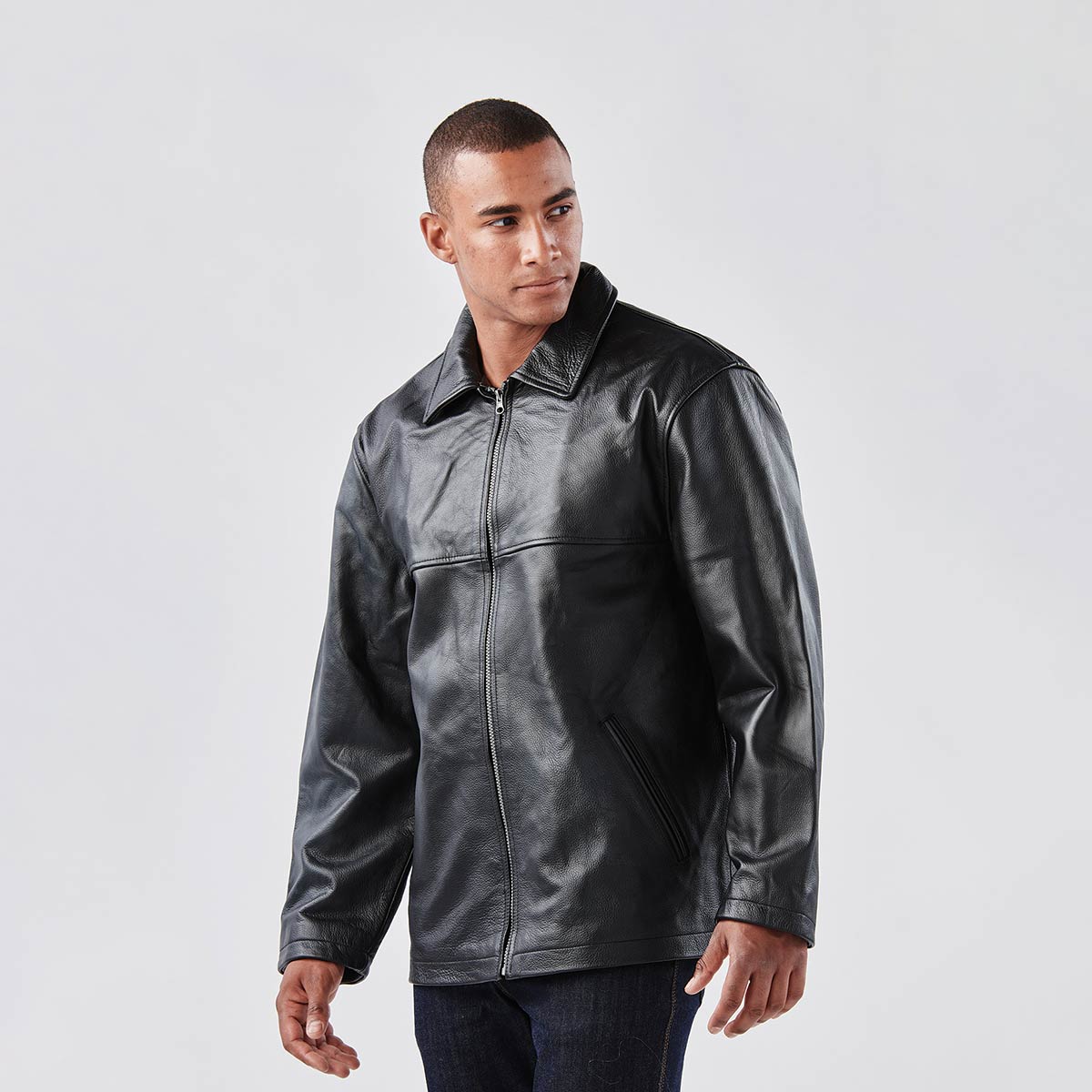 Men's Classic Leather Jacket - Stormtech Canada Retail