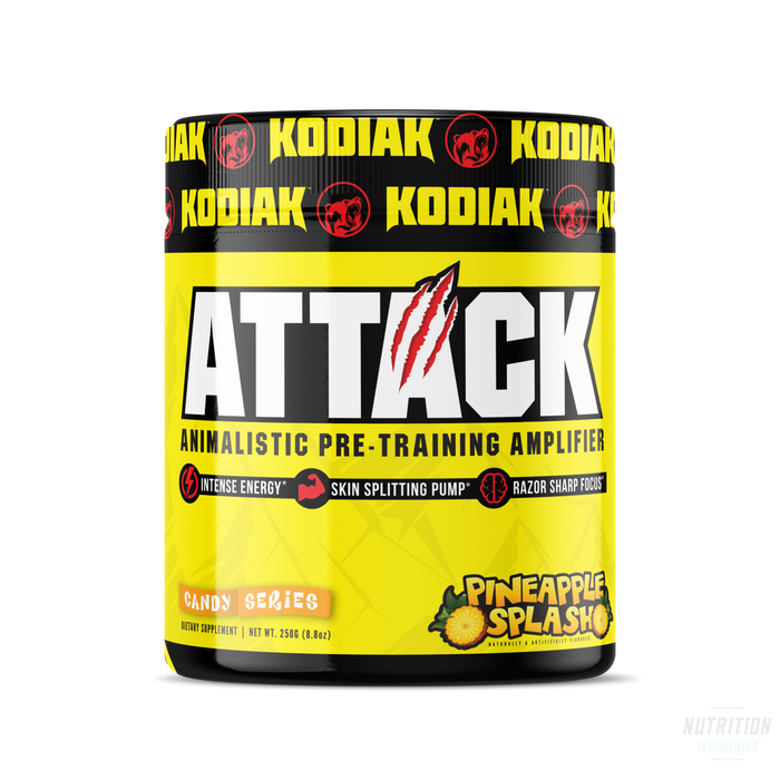Kodiak Attack Pre WorkoutPre-workoutKodiak - Nutrition Industries