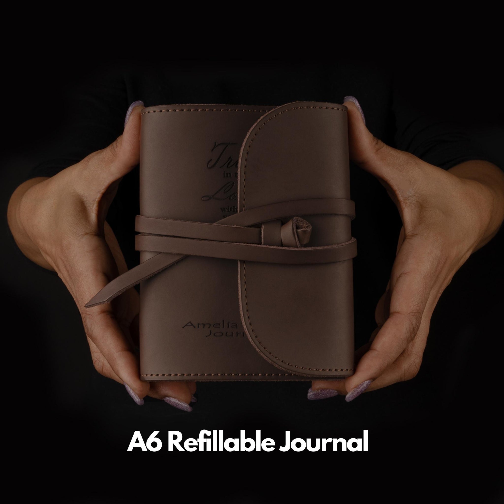 Personalised Leather Travel Journal - AntonyOlivier