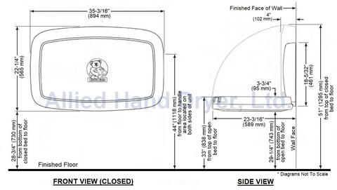 Koala Kare® KB200-01SS Exploded View