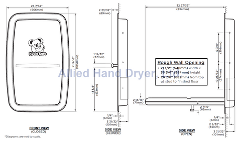 Koala Kare® KB311-SSRE Exploded View