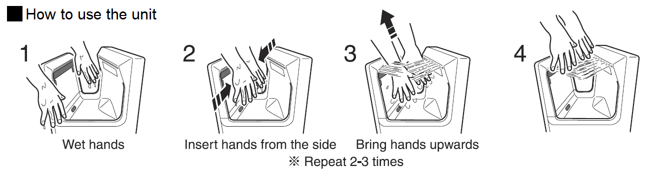 Схема электросушилки для рук