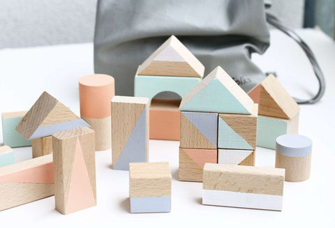 jouets en bois design scandinave minimal classique