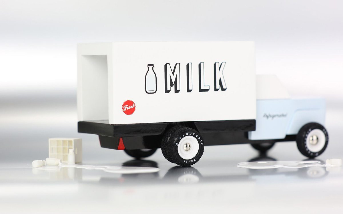 toy milk delivery truck