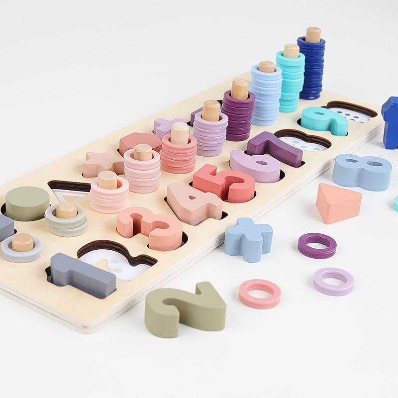 counting wooden toys