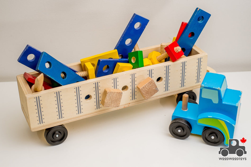 melissa and doug big rig building set