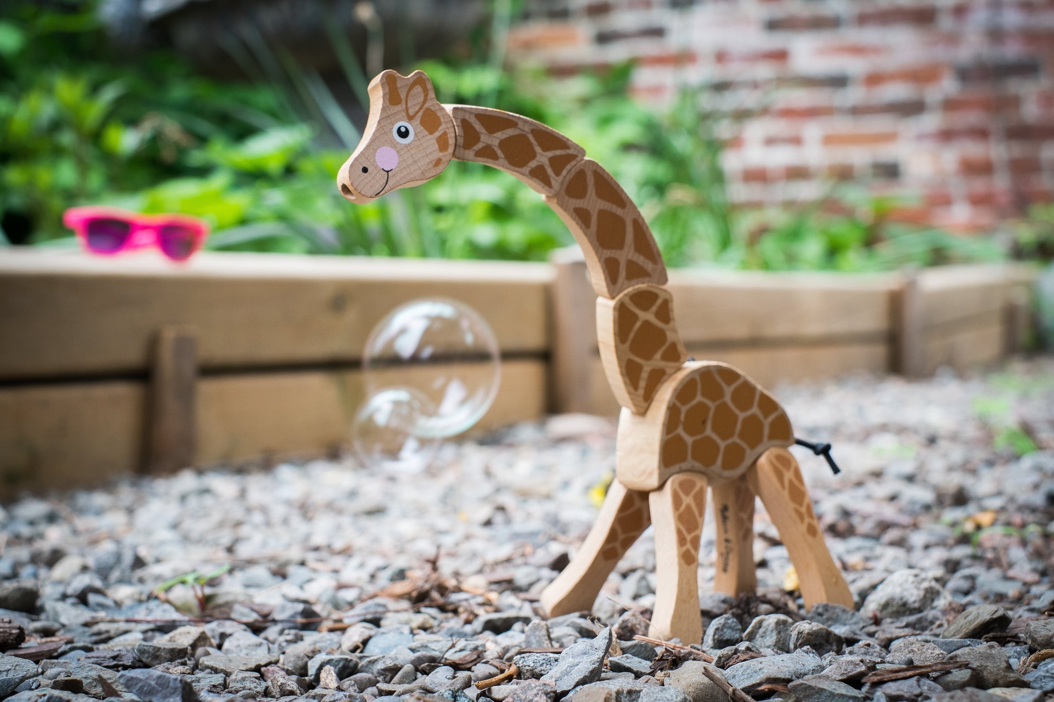 melissa and doug wooden giraffe