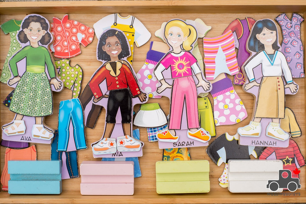 magnetic dress up dolls canada