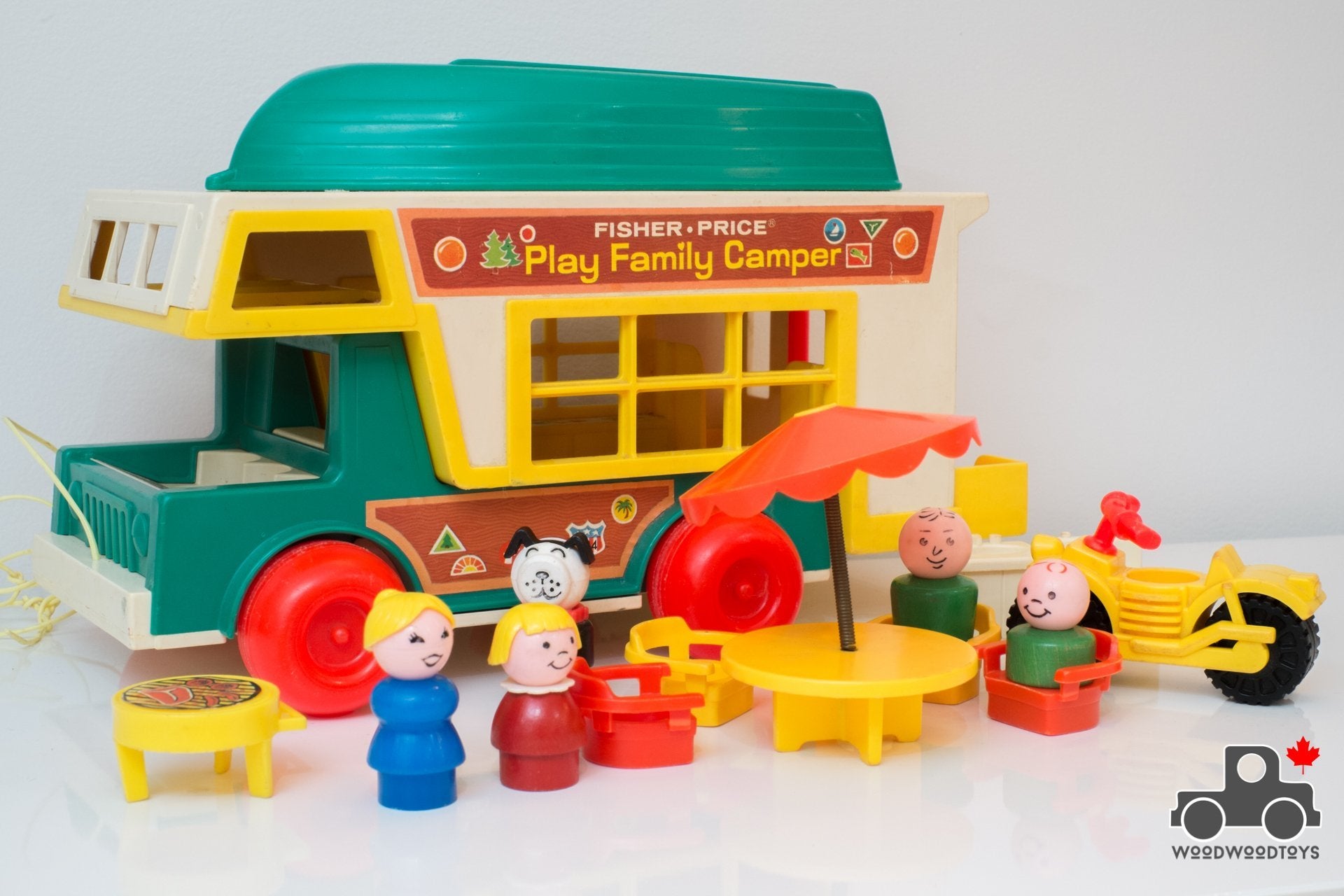 Vintage Fisher Price Family Camper Set #994