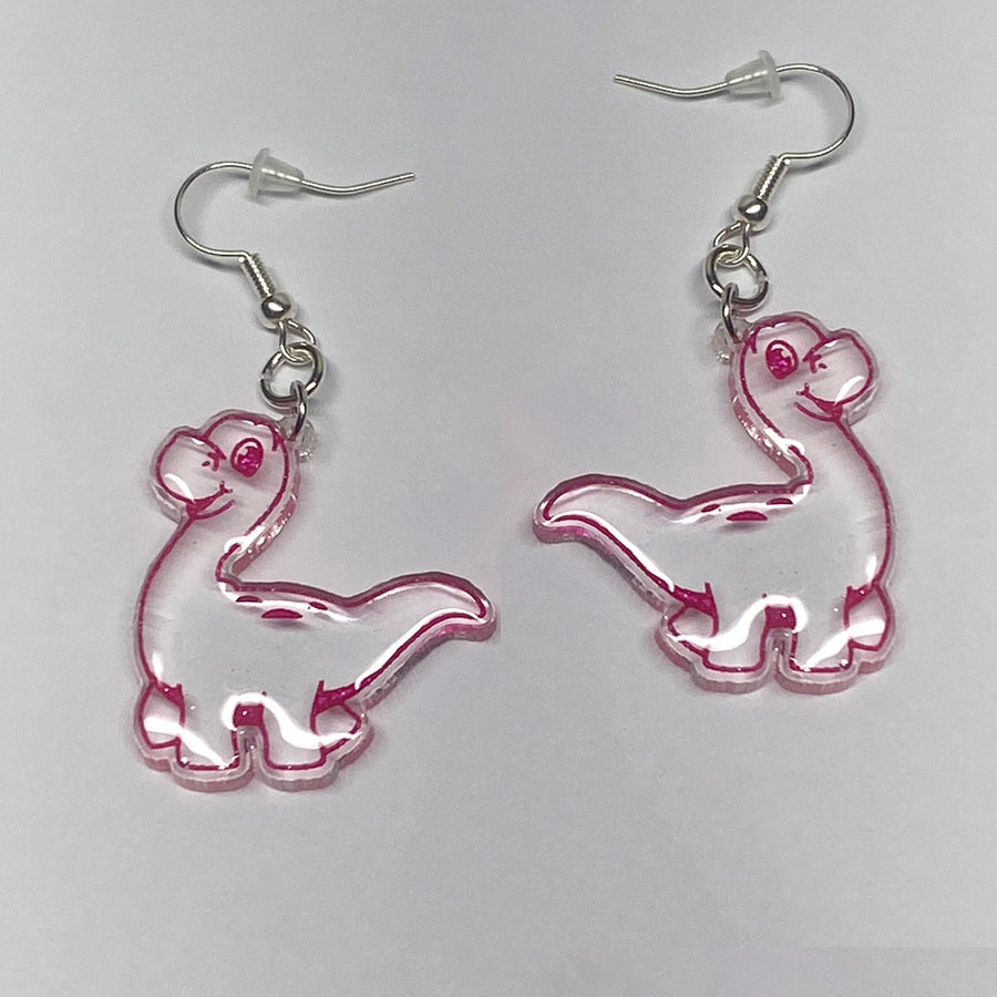 Jurassic Dinosaur Dangle Earrings - Stegosaurus – Glowforge Shop