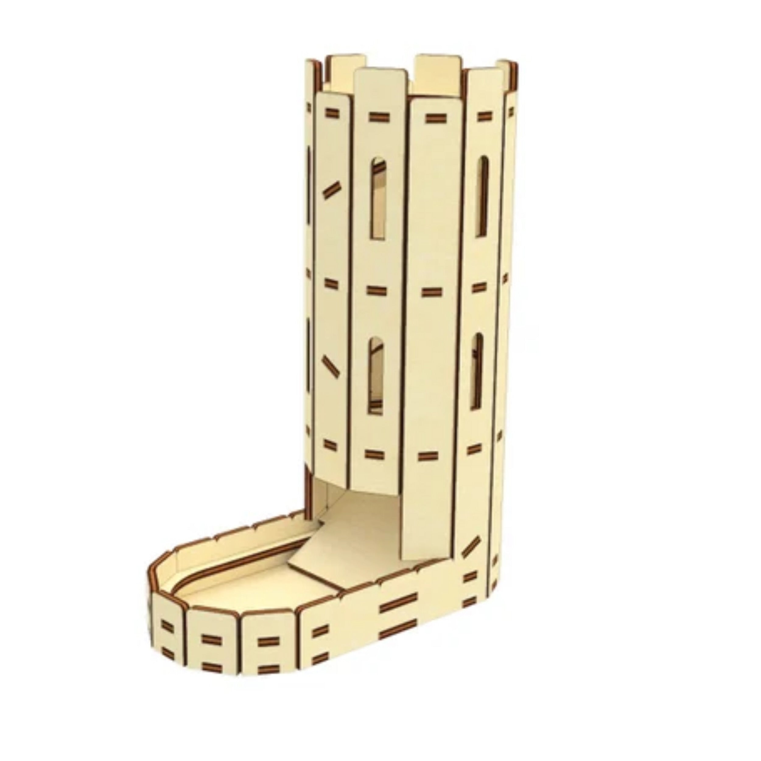 Round Shaped Castle Dice Tower - Board Games Dice Randomizer