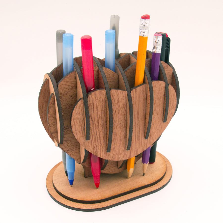 Desktop Upright Pen Holder – Glowforge Shop