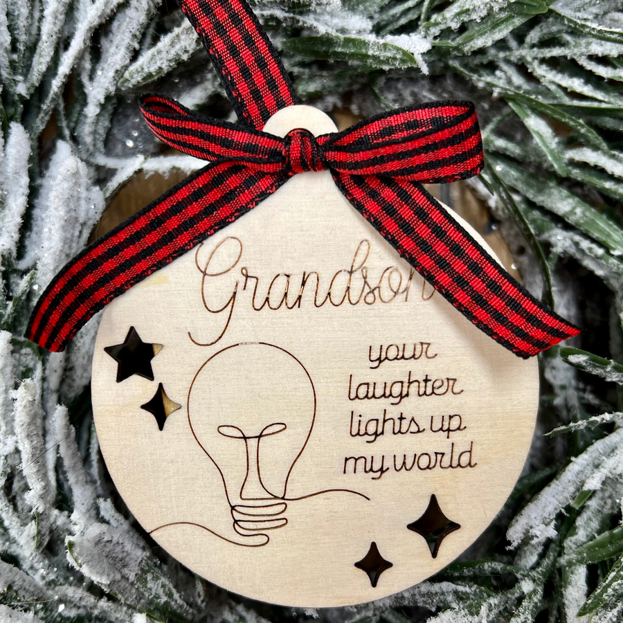 Bonus Mom Christmas Ornament Easy Cut and Score Gift – Glowforge Shop