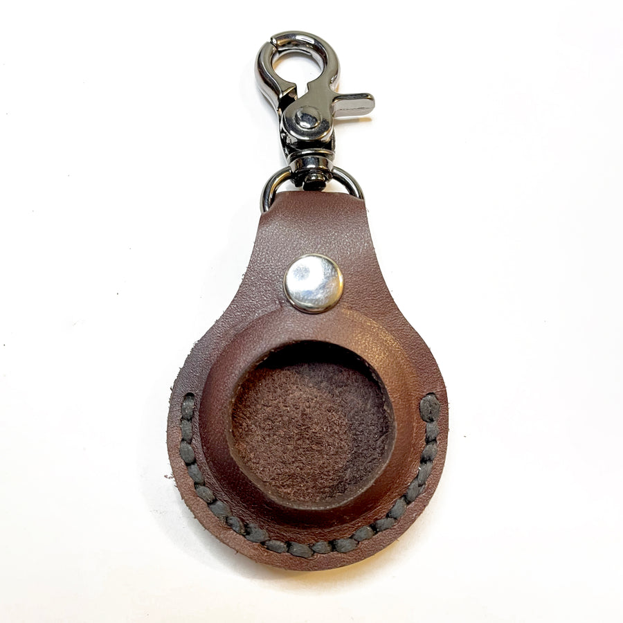 Handmade Leather Keychain ➤ Custom Personalized Key Fob