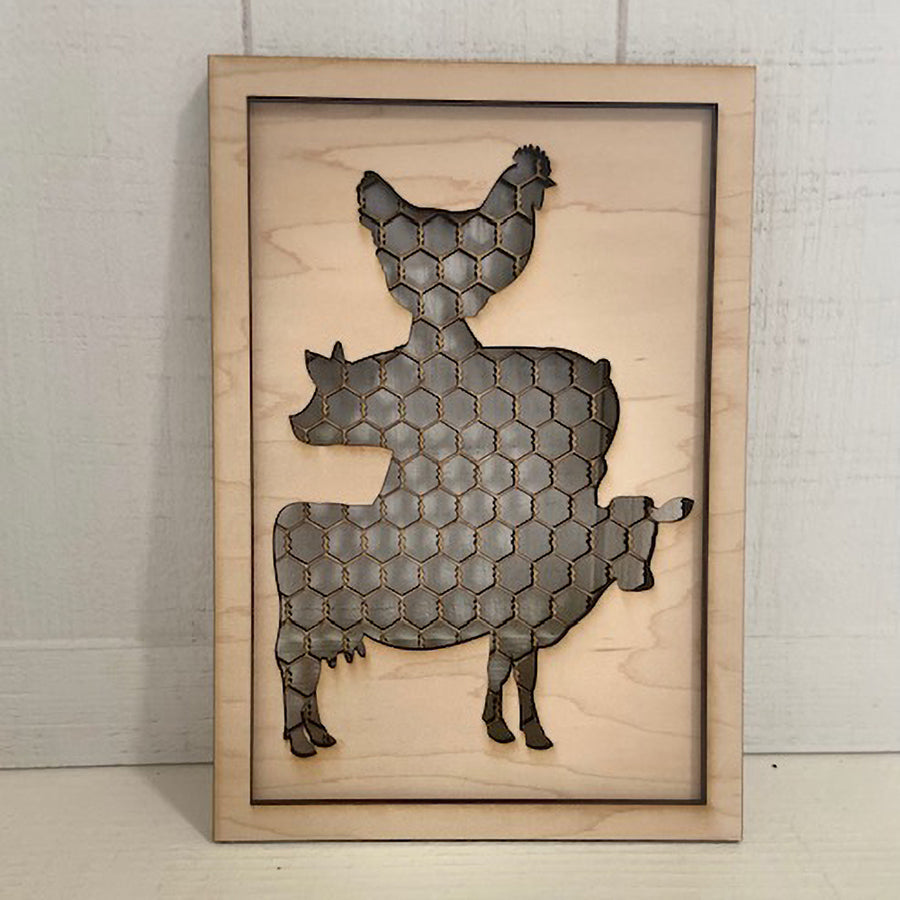 Faux Chicken Wire Frame for Fall - Creative Ramblings