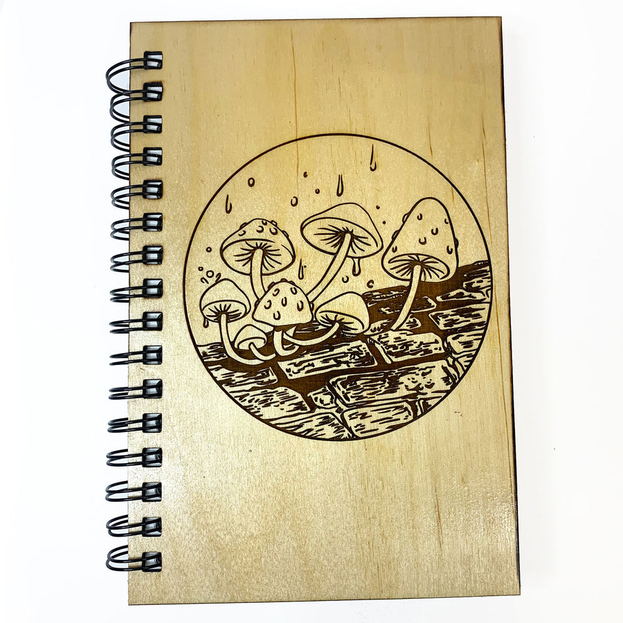 Mushroom Hideout Notebook / Sketchbook / Journal – PinkPolish Design