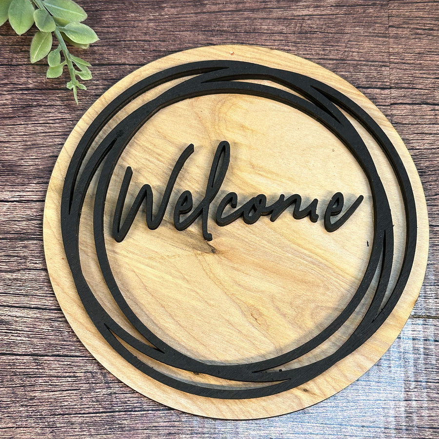 Eternity Welcome Sign – Picturesque Laser Decor