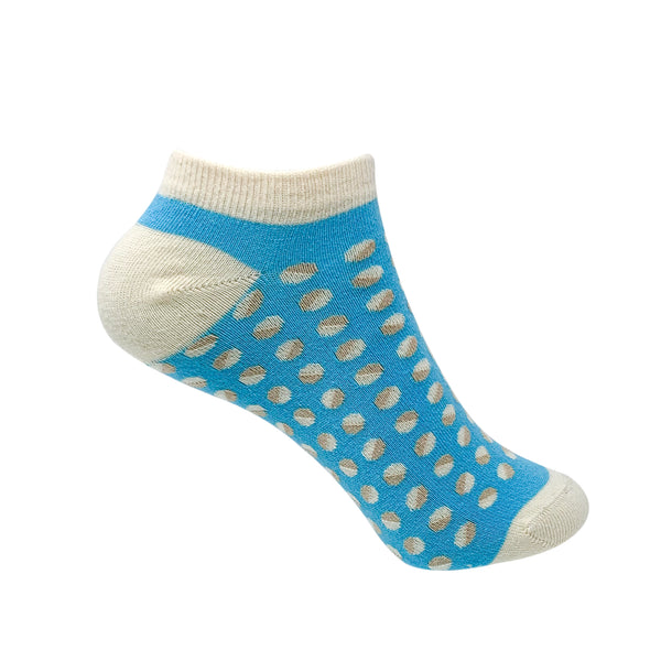 Set Of 3 Yoga Socks Anti-Skid Technology - Light Blue, Baby Pink