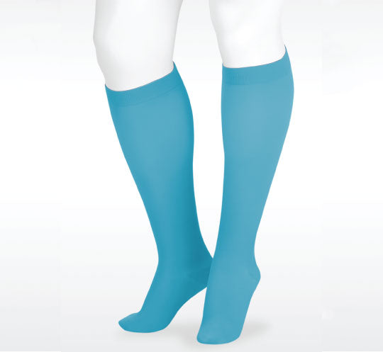 Juzo Dynamic Max Knee High 30-40 mmHg w/ 3.5 cm Silicone Band, Trend Colors