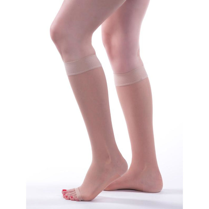 Allegro Sheer Open Toe Knee Highs 15 20mmhg — Brightlife Direct 5904