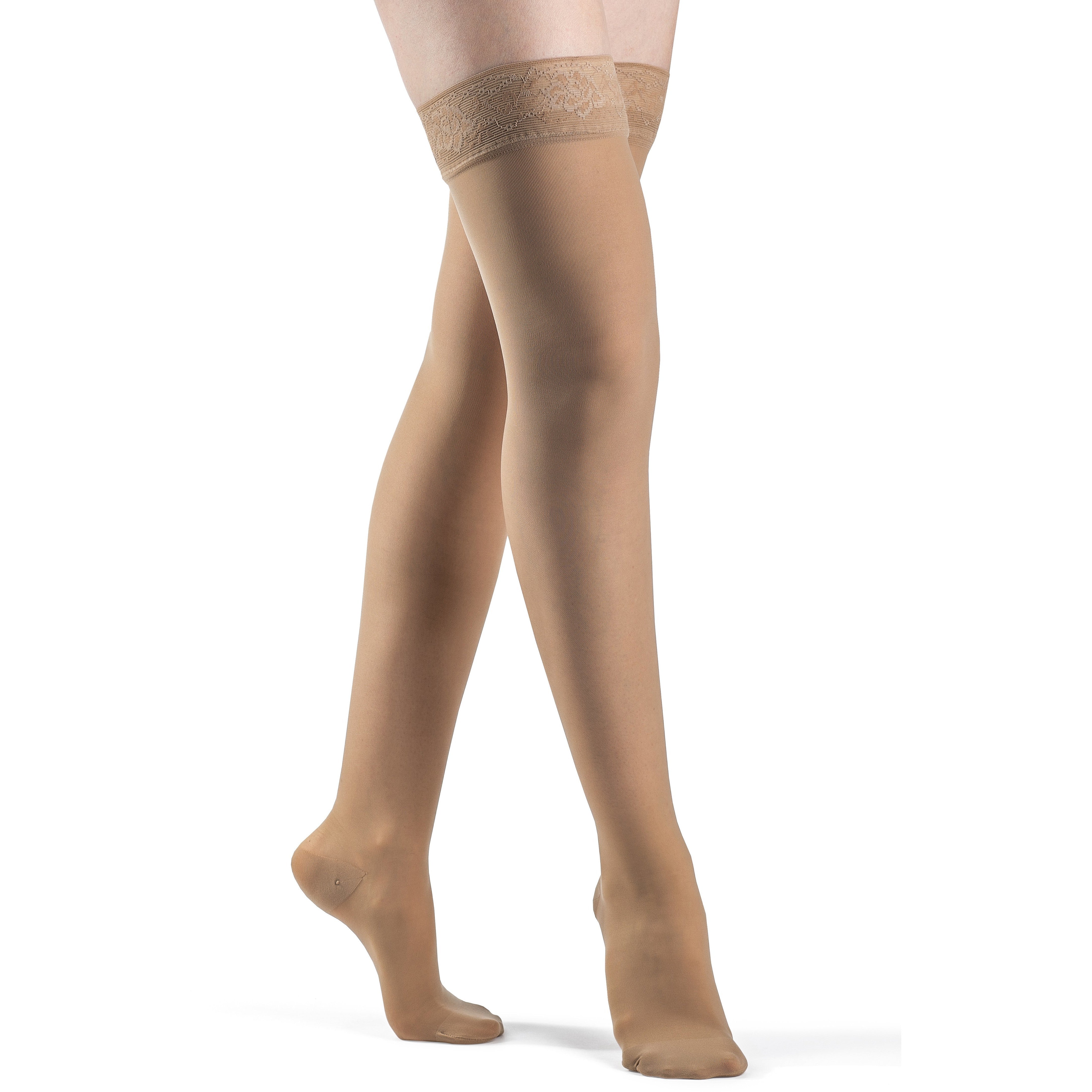 Sigvaris Eversheer Pantyhose, 20-30 mmHg, Medium-Long, Black