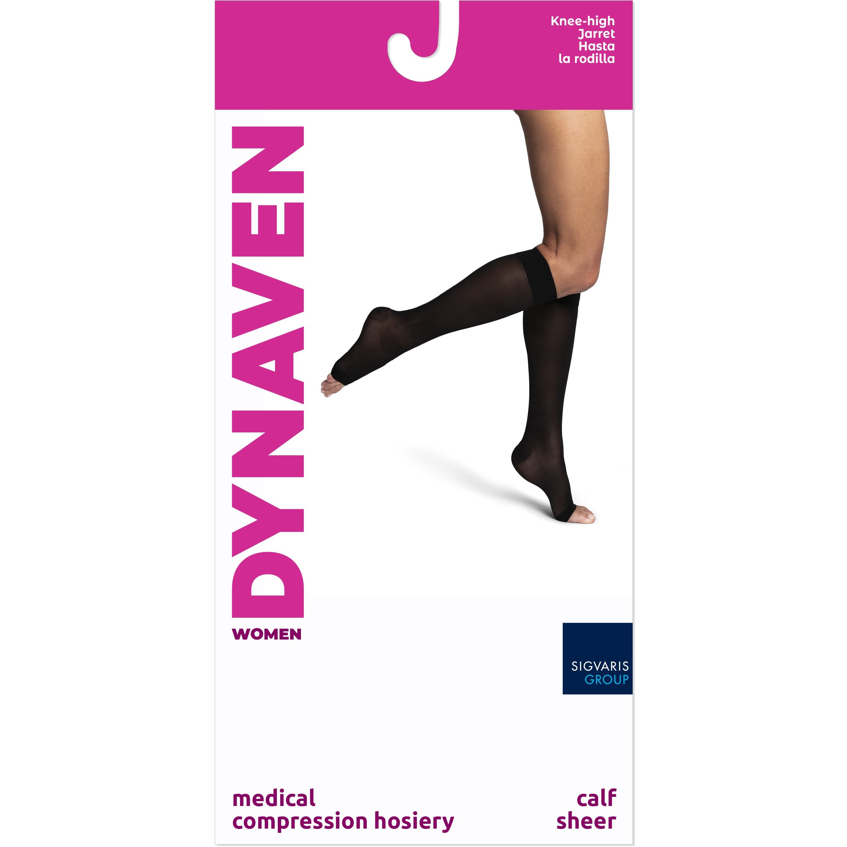 Allegro Sheer Open Toe Socks 20-30mmHg — BrightLife Direct