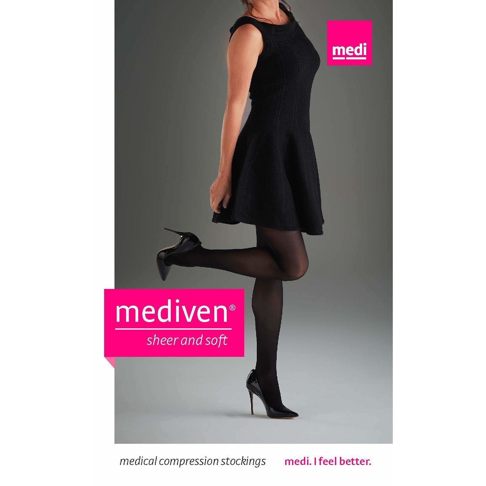 Mediven Sheer & Soft Women's Pantyhose 30-40 mmHg